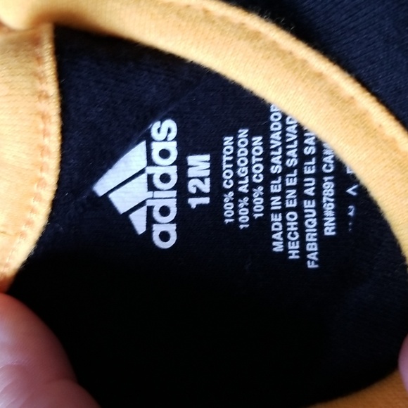 Adidas Hamilton Tiger cates onesie size 12m - Picture 3 of 3